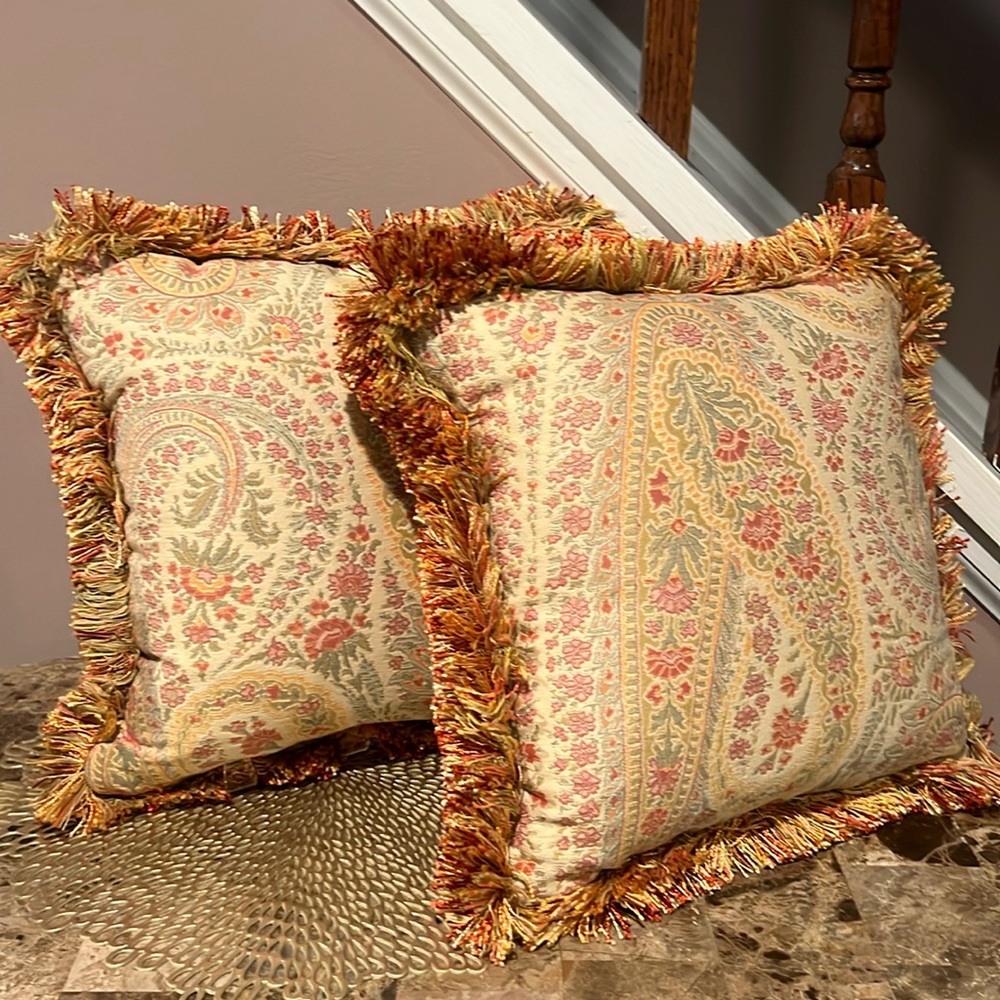 Custom Decorative Pillows, Set/2 - Picture 6 of 10